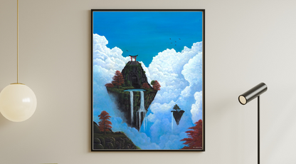 'World's Above' Archival Art Print