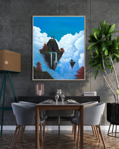 'World's Above' Archival Art Print