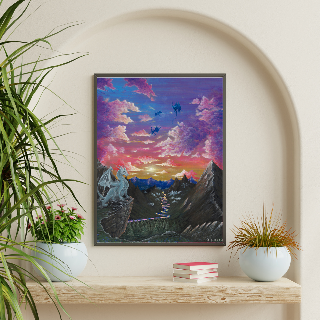 'The Elysian Dawn' Archival Art Print