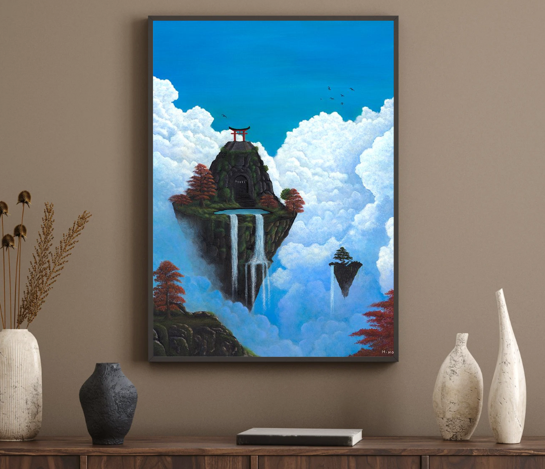 'World's Above' Archival Art Print
