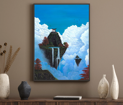 'World's Above' Archival Art Print