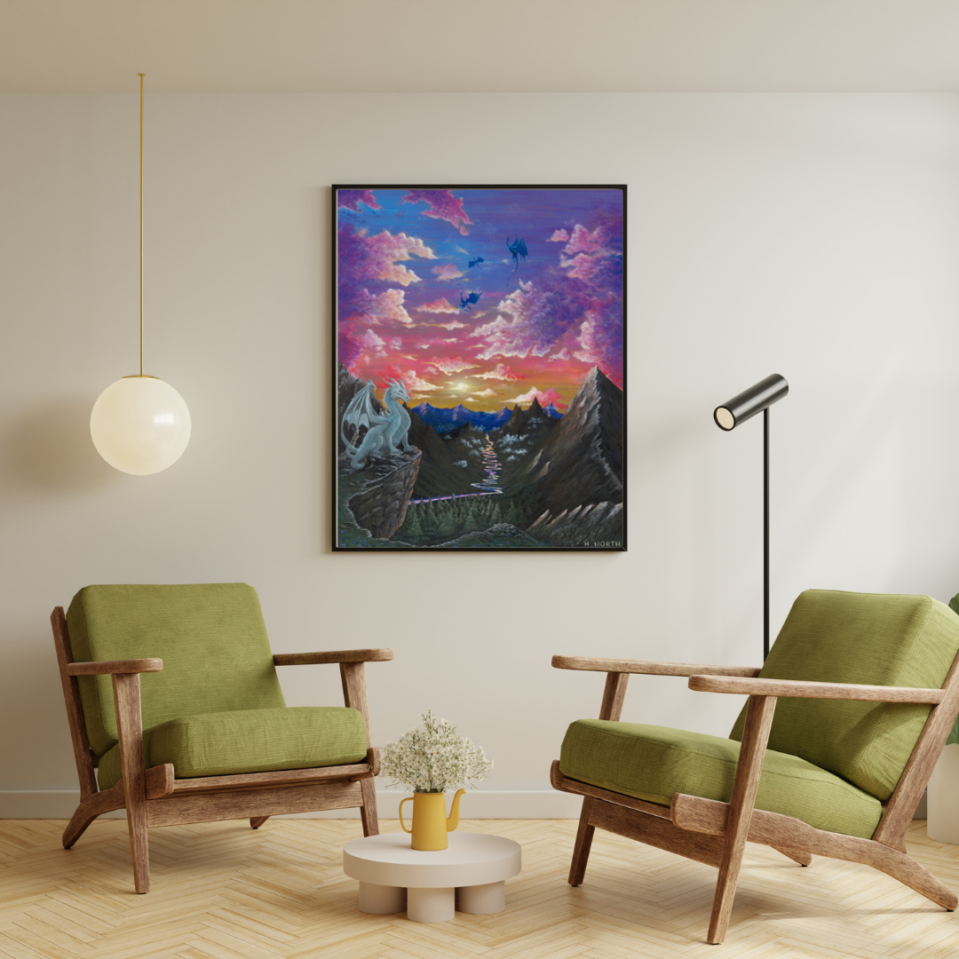 'The Elysian Dawn' Archival Art Print