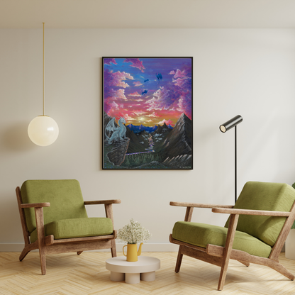 'The Elysian Dawn' Archival Art Print