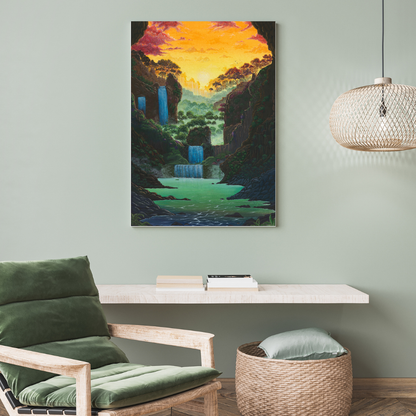 'Hidden Oasis' Archival Art Print