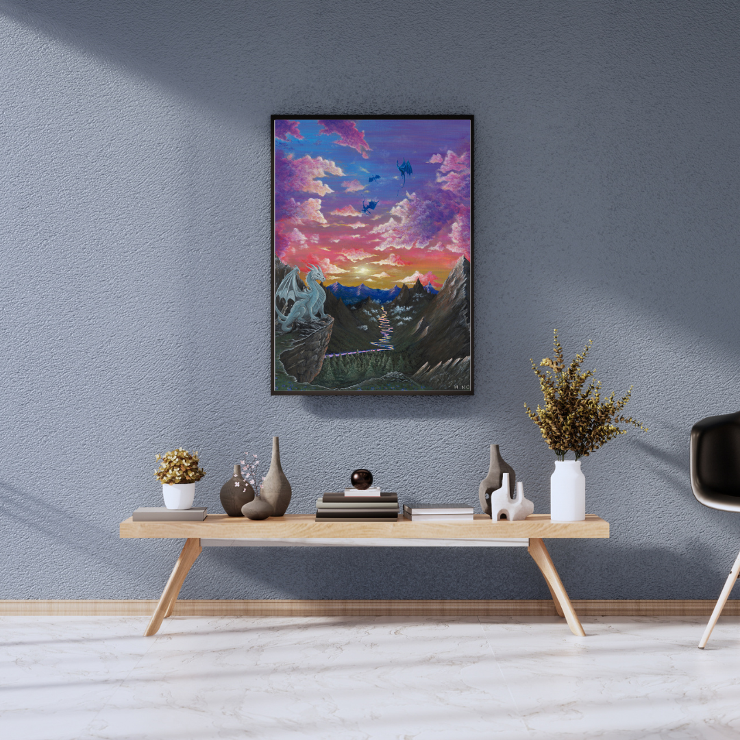 'The Elysian Dawn' Archival Art Print