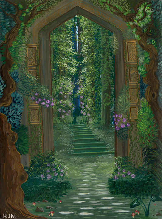 'The Secret Garden' Archival Art Print