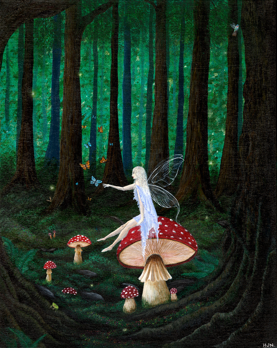 'Forest Fae' Archival Grade Art Print