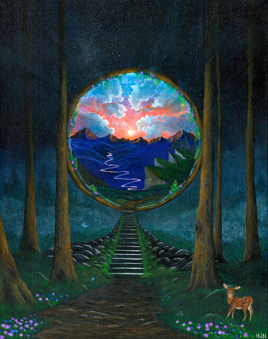 'The Souls Journey' Archival Art Print