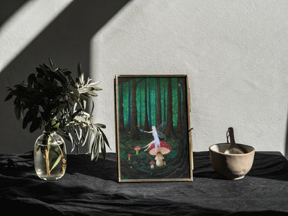 whimsicalartwork-forestfairyartprint